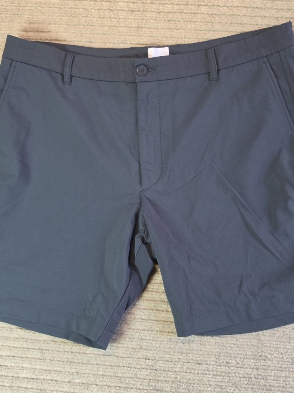 Proof HuckBerry Nomad Shorts Mens 38 Gray Chino 7" Inseam Quick Dry Stretch